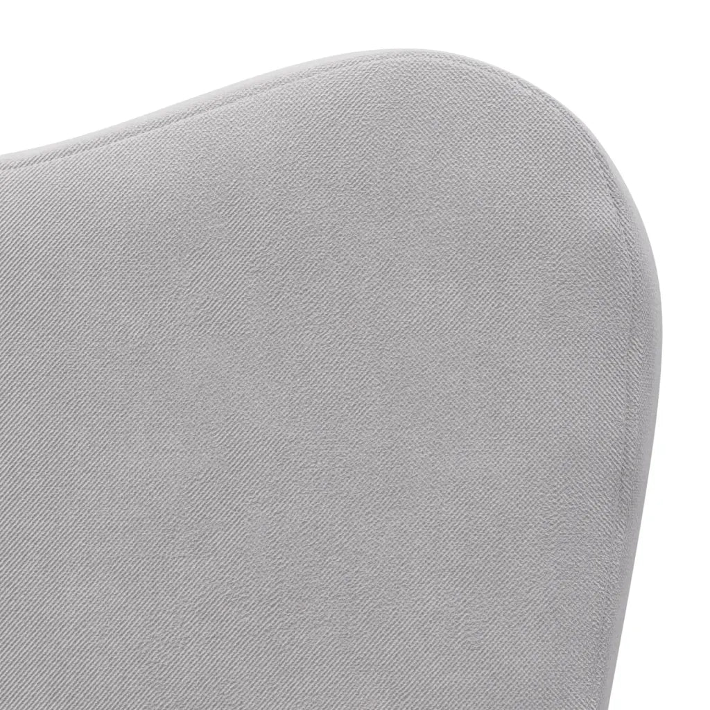 Divano Letto per Bambini Grigio Chiaro in Morbido Peluche 357053