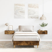 Giroletto senza Materasso Rovere Fumo 75x190 cm in Truciolato 861097