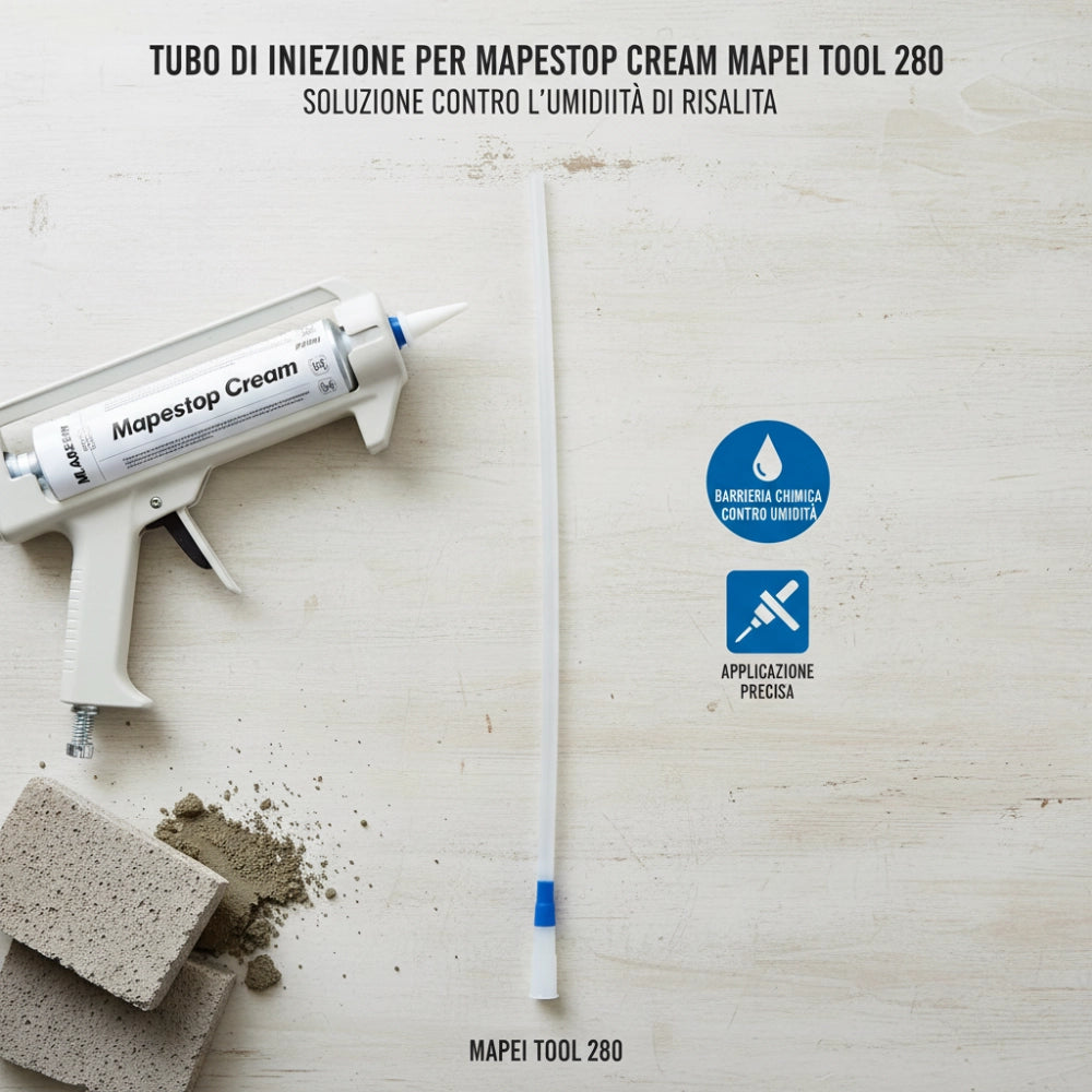 Tubo di iniezione per mapestop cream mapei 280