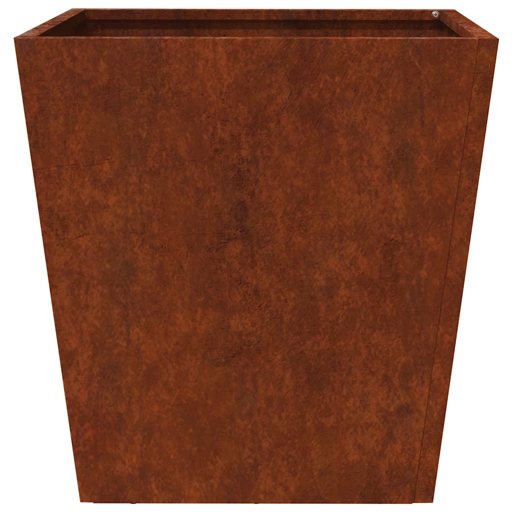 Fioriera da Giardino-Vaso da Esterno 40x40x40 cm in Acciaio Corten