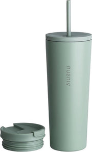 Termos Bevande 720ml - Caffè in Acciaio Inossidabile - Bevande Calde e Freddo - Tazza per Bevande con Coperchi Verde