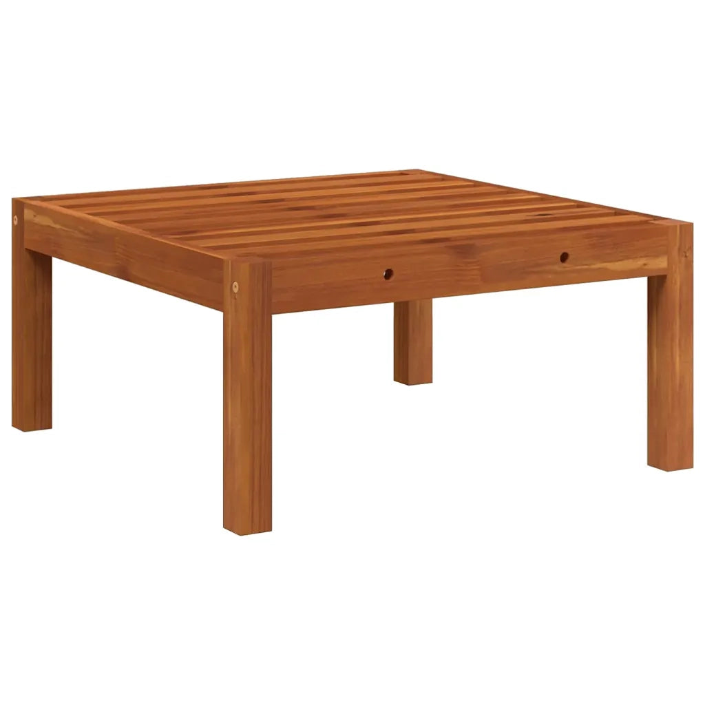 Sgabello da Giardino con Cuscino in Massello d'Acacia 312430