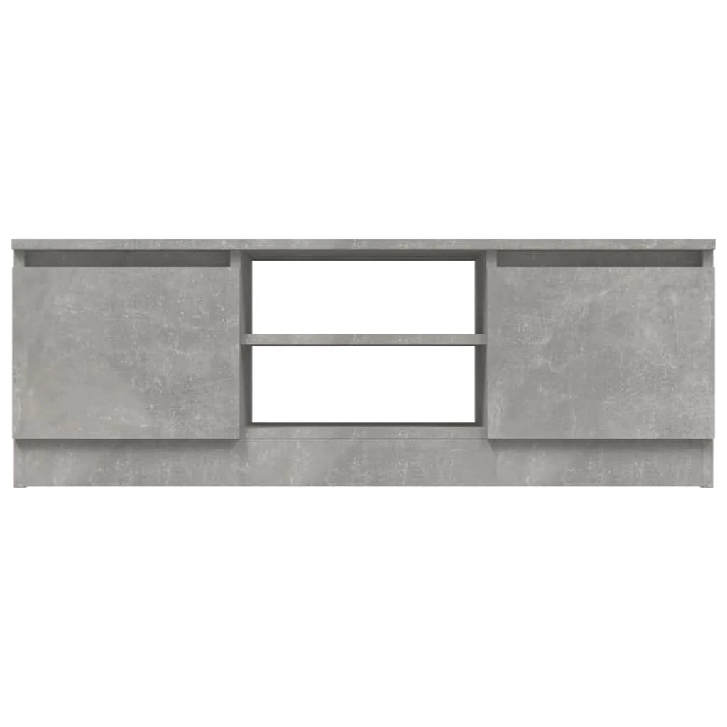 Mobile TV multimediale scaffale TV credenza mobile TV per sala da pranzo soggiorno camera da letto con anta 102 x 30 x 36 cm grigio 02_0026881