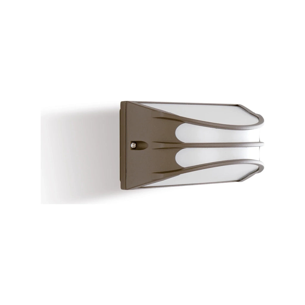 Applique Per Esterni Ed Interni In Alluminio Marrone Led 10W 700 Lm 3000K Bra