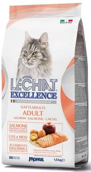 LECHAT EXCELLENCE CROCCANTINI GATTO 1,5 KG SALMONE UOVA E MELA