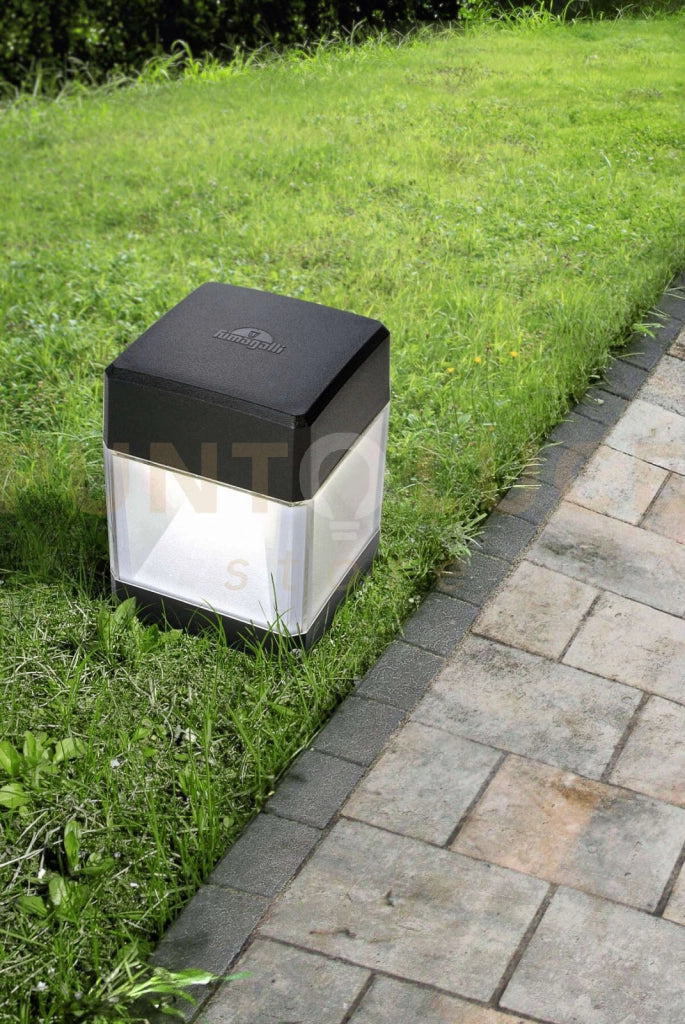 LODI PICCHETTO 1 LUCE NERO IP55 ATTACCO GX53 LED 10W LAMPADINA INCLUSA