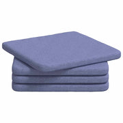 Cuscini per Seduta 4 pz | Cuscini per sedie Blu jeans 40 x 40 x 3 cm Tessuto