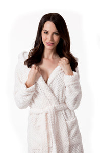 Accappatoioda Donna Vestaglia Diamond Ecru L