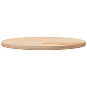 Piano Tavolo Ø50x2,5 cm in Legno Massello di Pino 813646