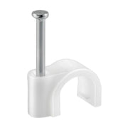 FISSACAVI PVC C/CHIODO 10 MM CONF. 50 PZ- ELECTRALINE 3PMARK- 6,0 confezione
