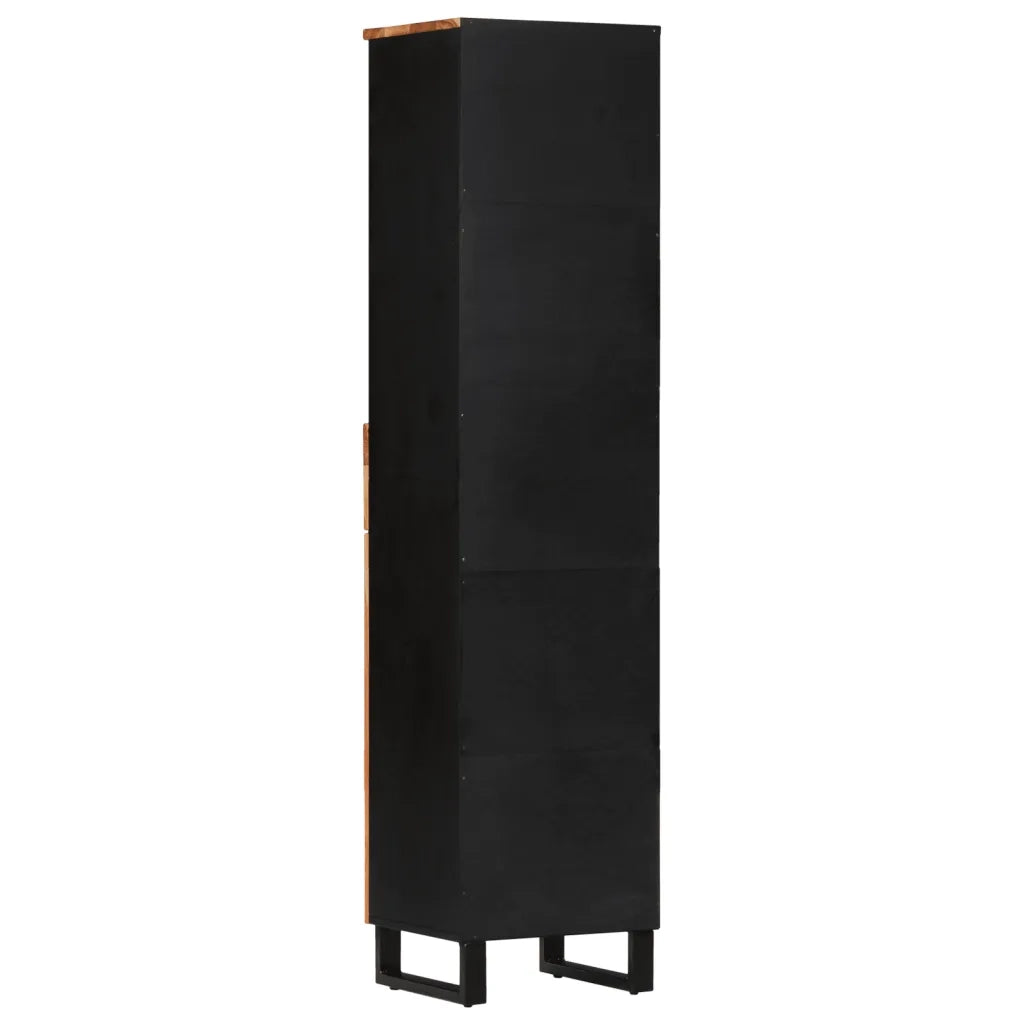 vidaXL Mobile da Bagno 38x33x160 cm in Legno Massello di Acacia