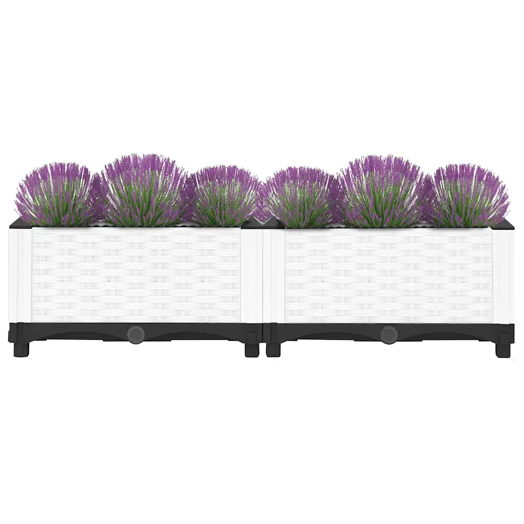 Fioriera Rialzata 80x40x23 cm in Polipropilene 153305