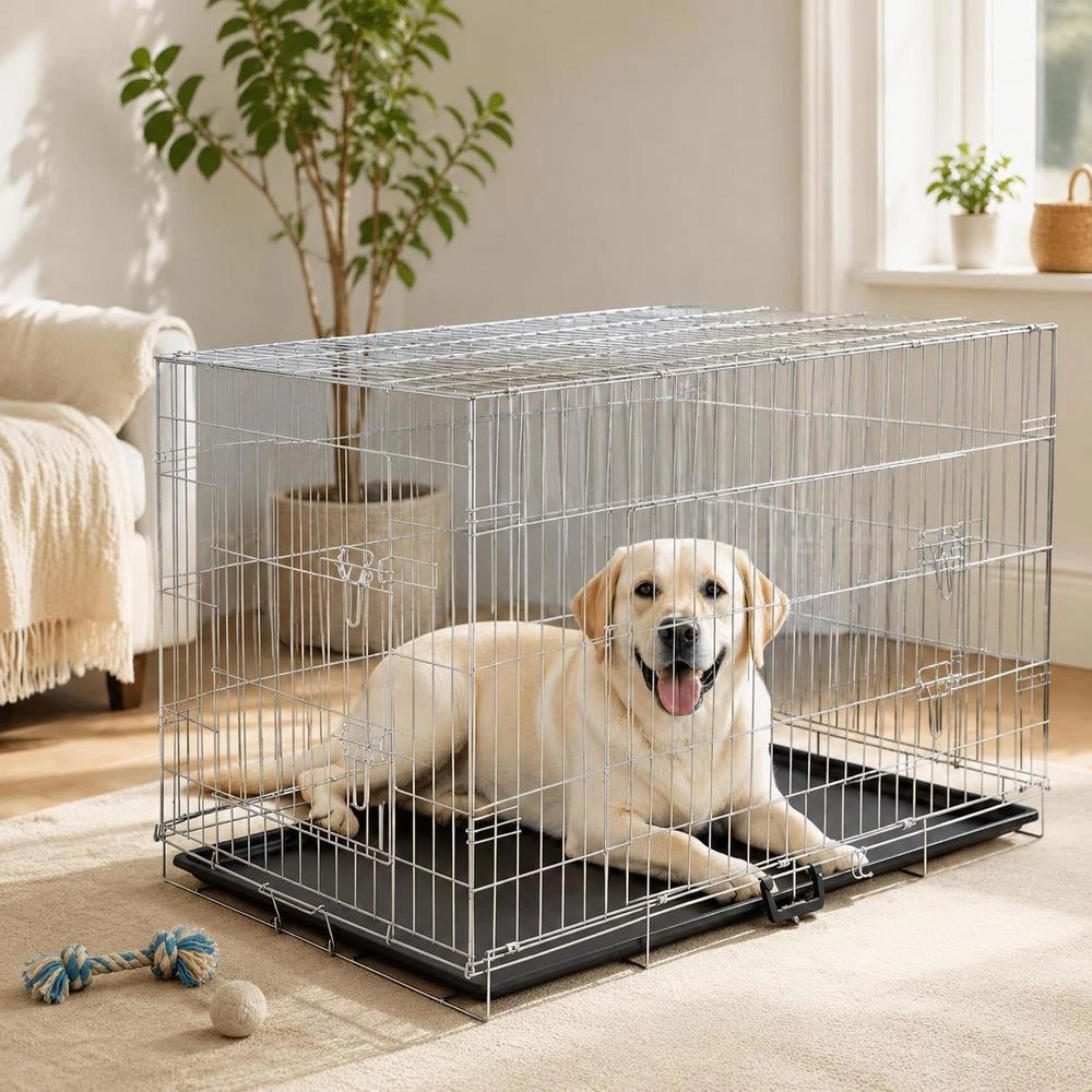 Foldable Metal Dog Crate XXL