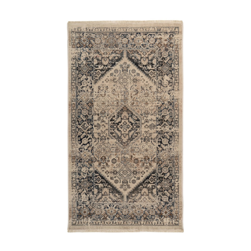 Tappeto orientale Charu 400 Blu in polipropilene