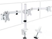 Braccio Monitor 3 Schermi - Braccio Monitor per Laptop - Altezza Regolabile per Monitor - Design Robusto per Multipli Dispositivi