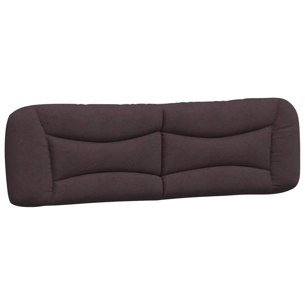 Cuscino Testiera Hvar Marrone Scuro 180 cm in Tessuto CFW2180866