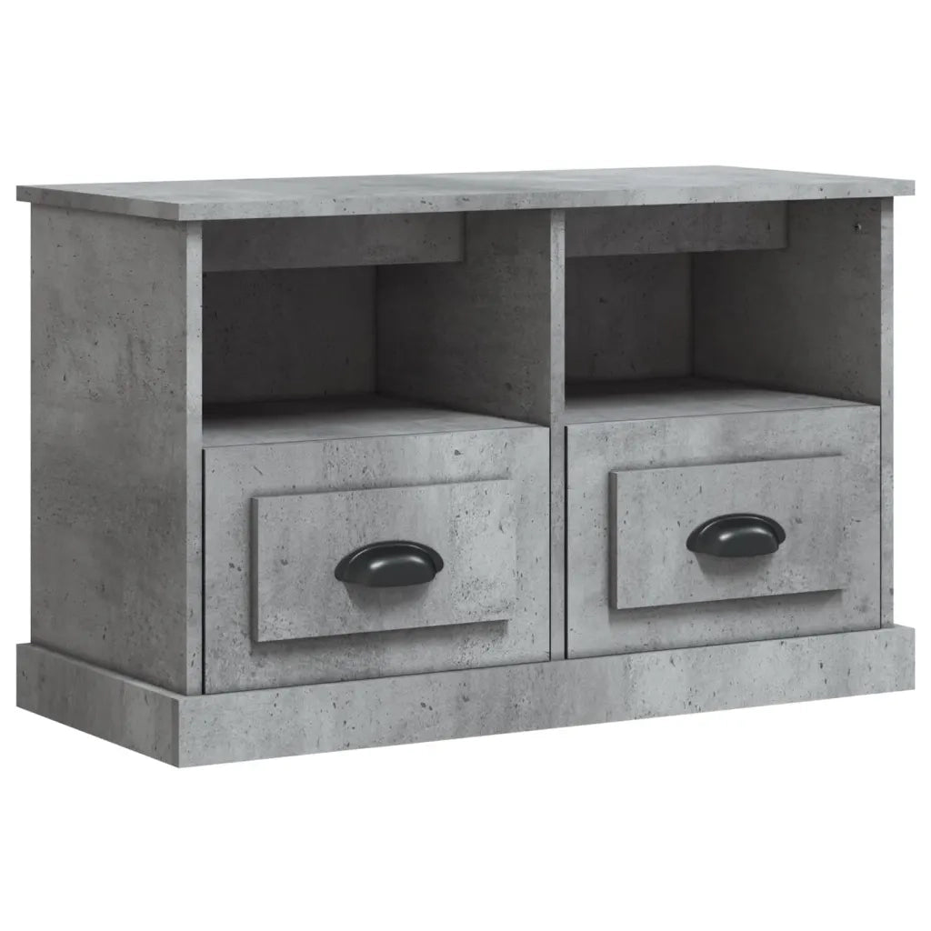 Mobile Porta TV-Mobile per TV-Credenza TV Grigio Cemento 80x35x50 cm in Legno Multistrato