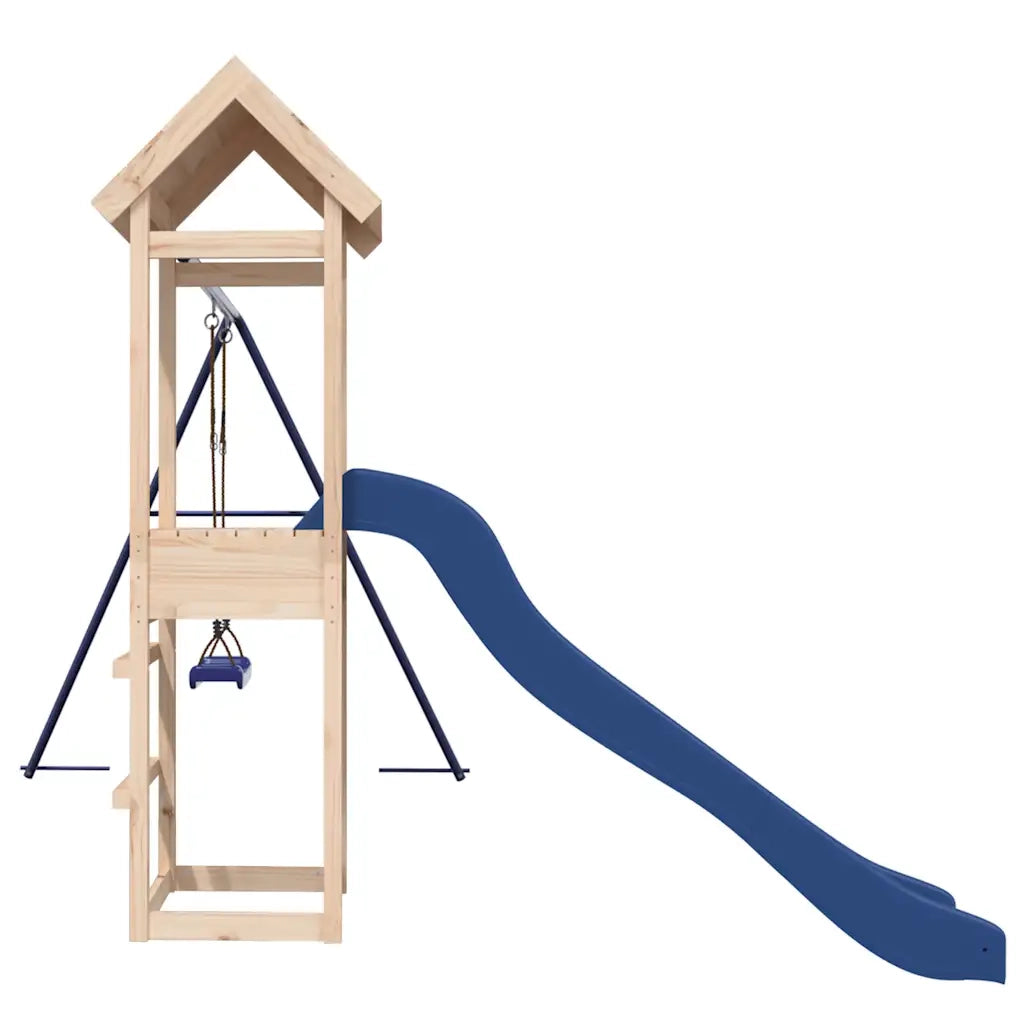 Set da Gioco da Esterno in Legno Massello di Pino CFW9737648