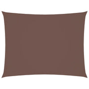 Parasole a vela | Telo Ombra | Vela da ombra Oxford Rettangolare 3x6 m Marrone