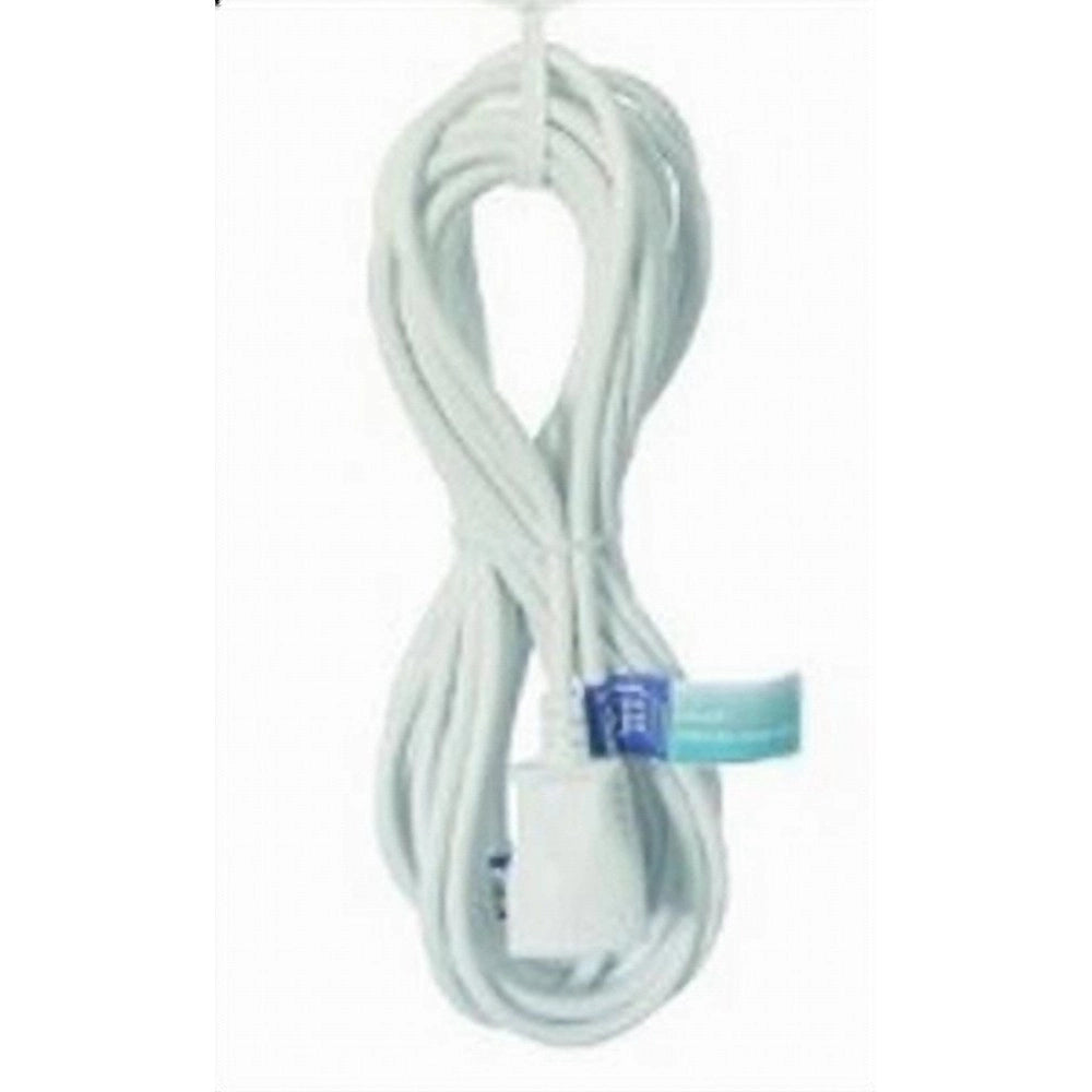 Trade Shop - Prolunga Lineare Bianca 10 Mt Con Spina 10a 2p+t + Presa 10a 2p+t Cavo 90° 83272 -
