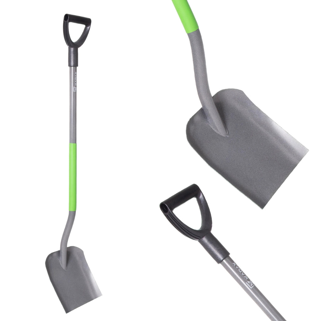 Pala da sabbia KADAX, pala per cereali, manico in metallo, manico in carbonio, 123 cm