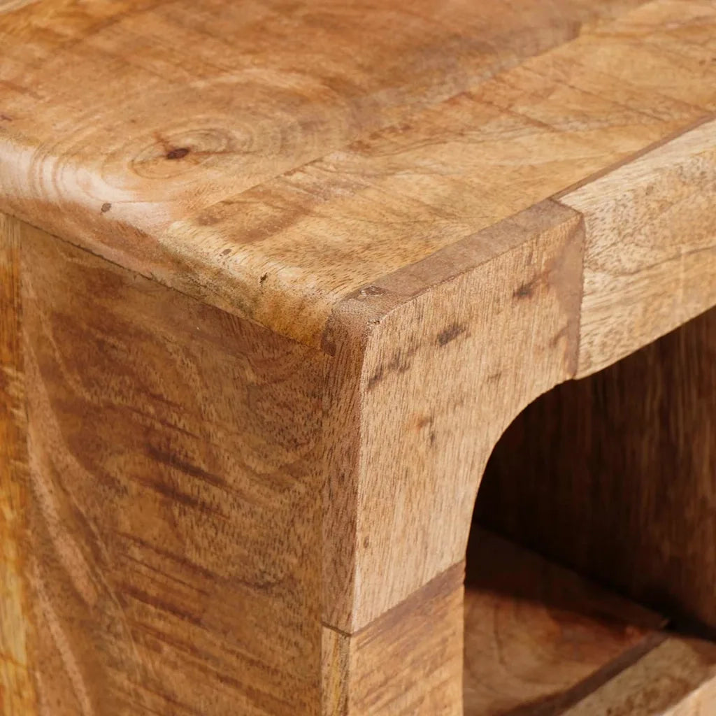 Portabottiglie Marrone 44 x 30 x 35 cm Legno di mango massello 4104573