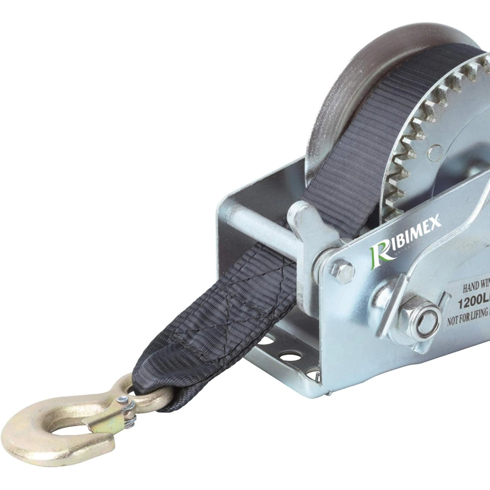 VERRICELLO MANUALE A CINGHIA 7mt ARGANO PARANCO PORTATA MAX 540KG RIBIMEX PRTRM540S