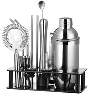 Shaker a Cocktail - Doppio Shaker - 750ml Acciaio Inox Argento - 13 pezzi