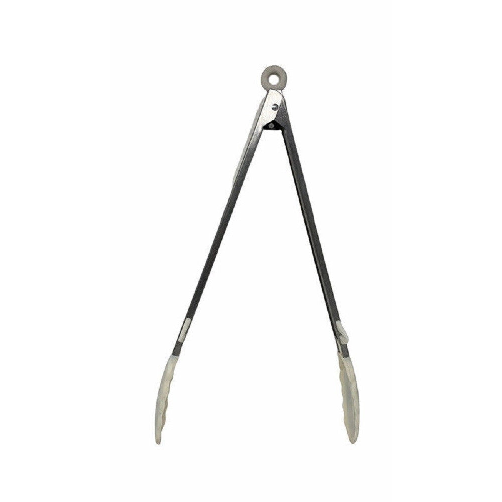 Trade Shop - Pinza Per Barbecue Alimenti Richiudibile Sistema Di Blocaggio In Silicone 50598 -