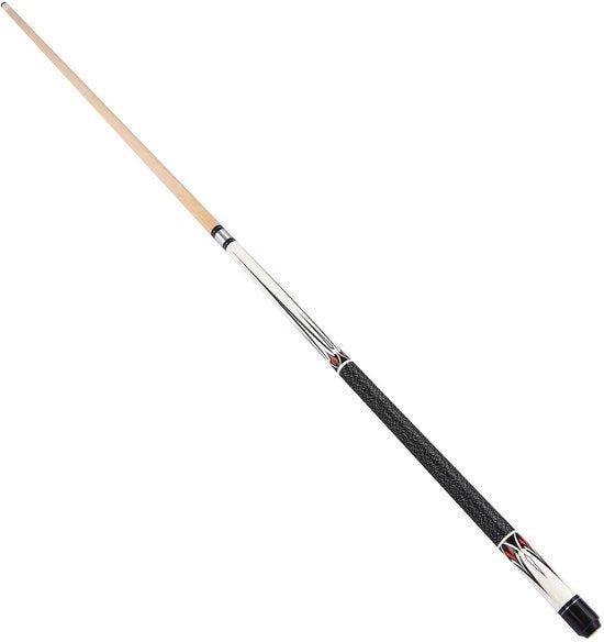 Bilardino da Campo Professionale - 147 cm - Legno di Ciliegio - 13 mm Punta - Manico Antiscivolo - Design Leggero - Puntatore da Pool
