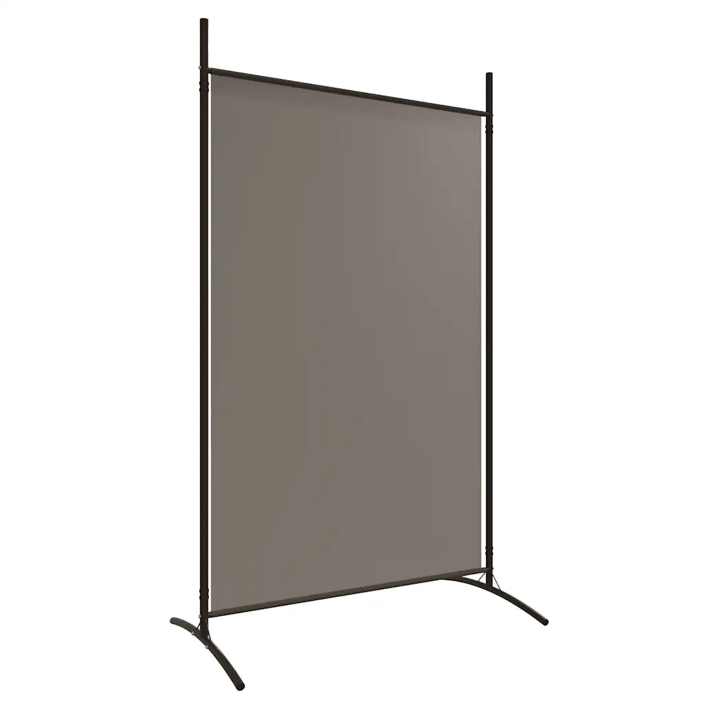 Divisorio a 2 Pannelli Antracite 175x180 cm Tessuto 350260