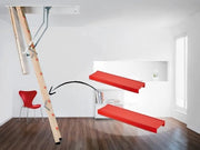 Quadro con Piedini a Scala con Designo Lussuoso e Dettagli Finemente Delineati
