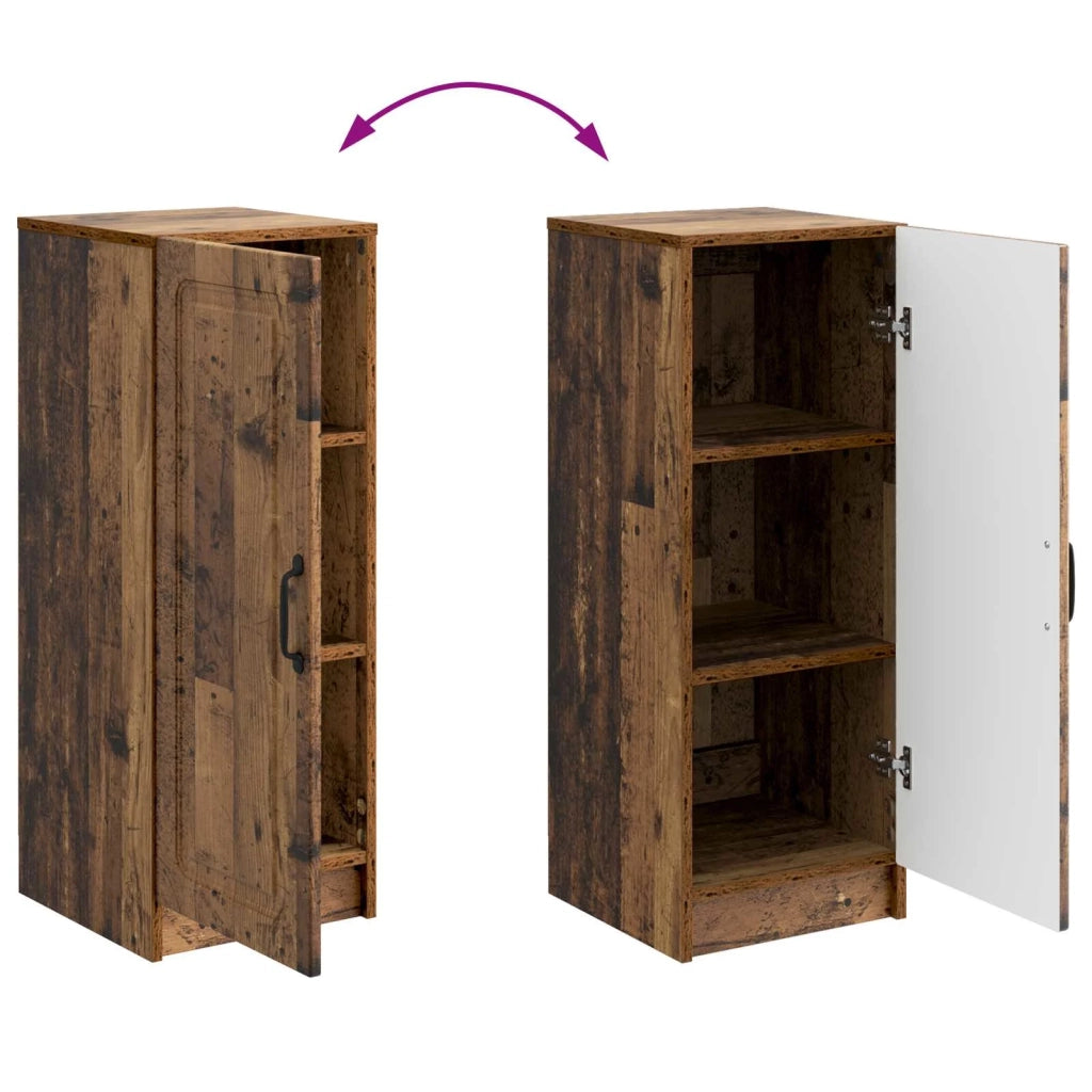 Credenza | Madia | Buffet da pranzo | Armadio da pranzo Legno antico 33 x 34,5 x 87 cm Legno ingegnerizzato