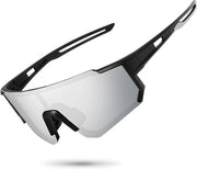 Sole Sport Polarizzata - Anti UV e Comoda - Ciclismo - Pesca - Motociclismo - Mountain Bike - Nero