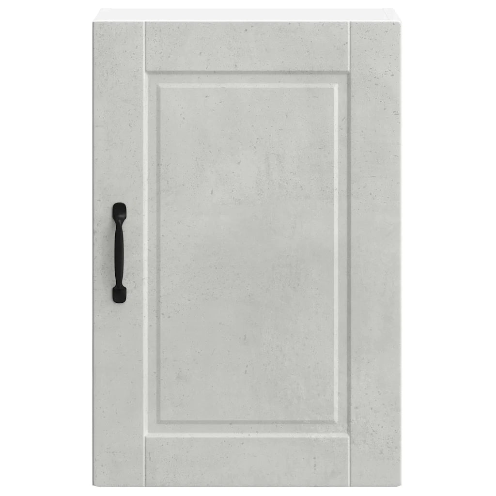 vidaXL Pensile da Cucina Porto Grigio Cemento in Legno Multistrato
