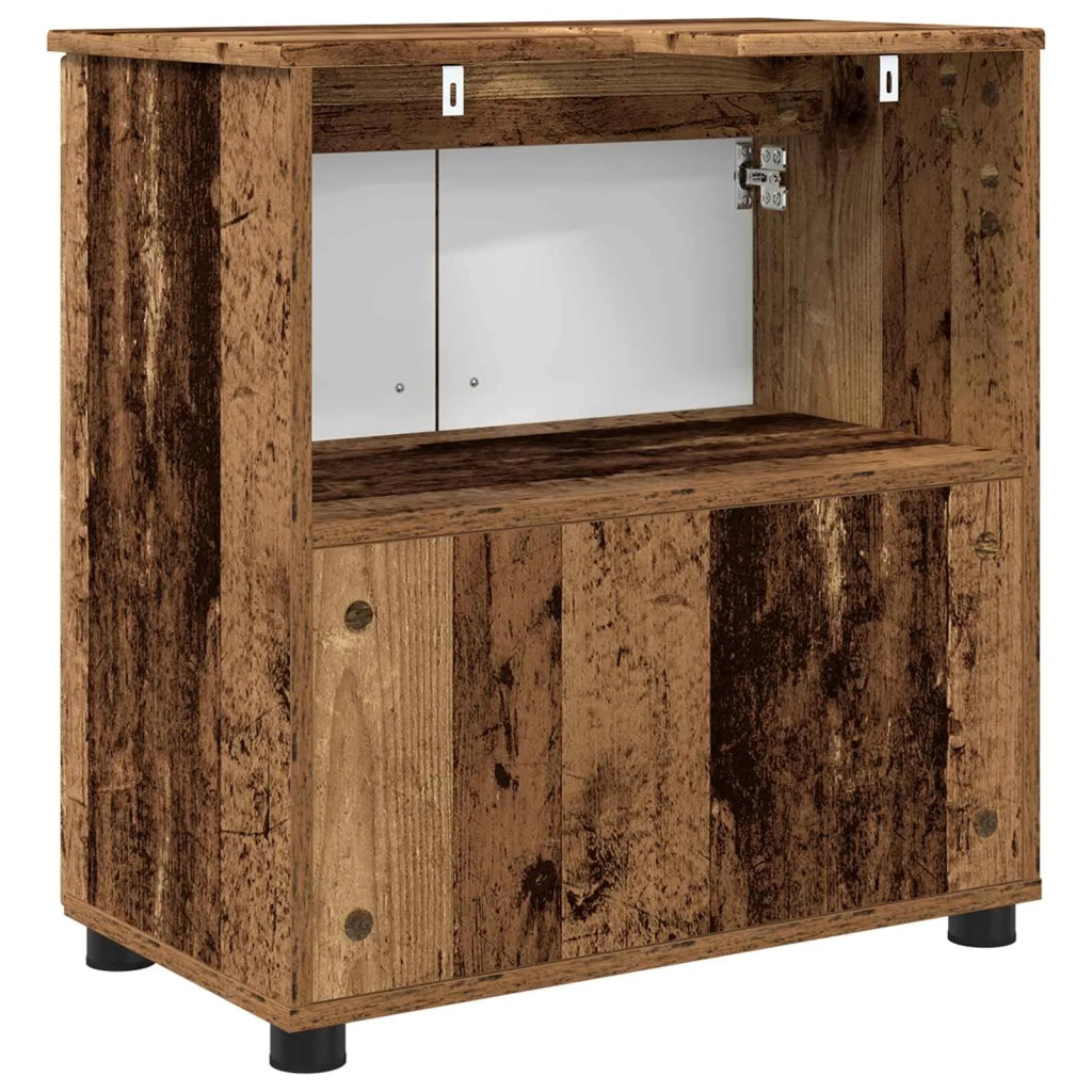 Mobile da Bagno con archiviazione Legno vecchio 61 x 35 x 64 cm 883292