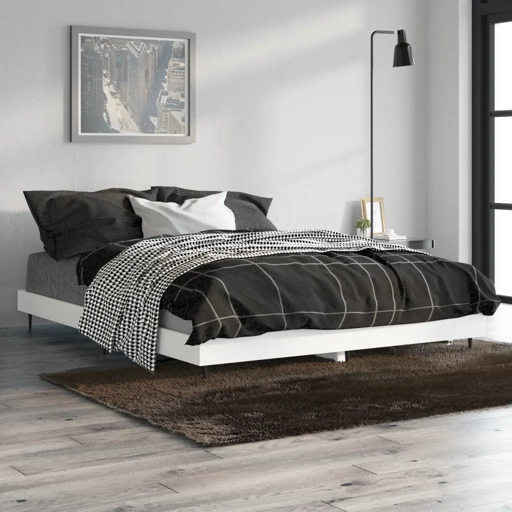 Giroletto Bianco 135x190 cm in Legno Multistrato 832285