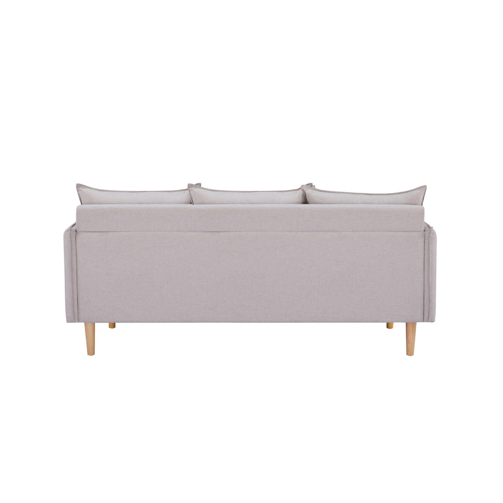Divano 3 posti stile scandinavo in Tessuto cm 188x82x84 - LEO