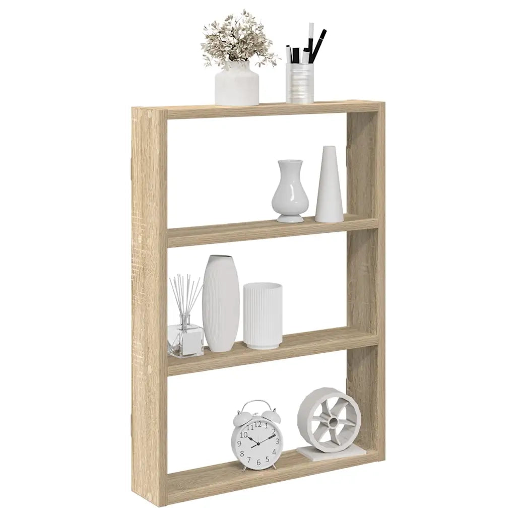 vidaXL Scaffale a Parete Rovere Sonoma 43x9x60 cm in Truciolato