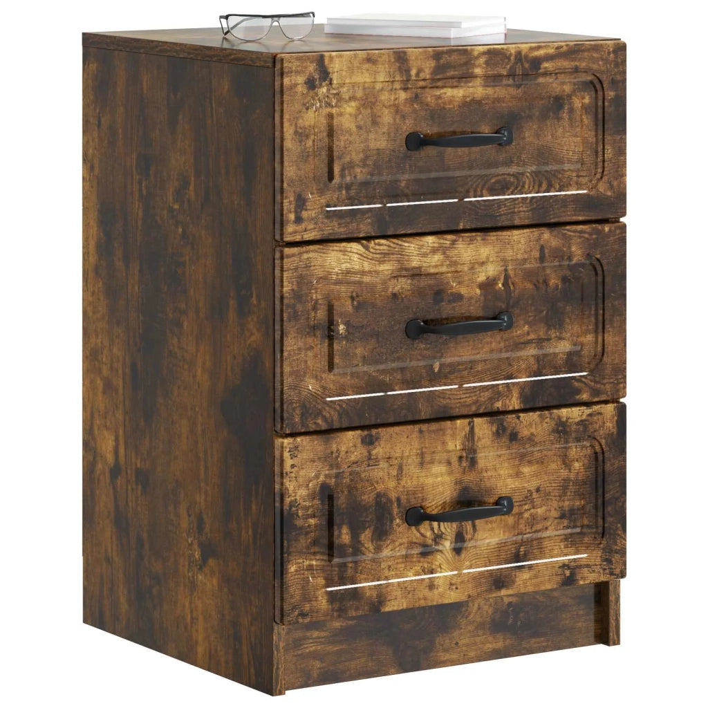 Armadio da Notte Rovere Fumo 43 x 41 x 63,5 cm 895710