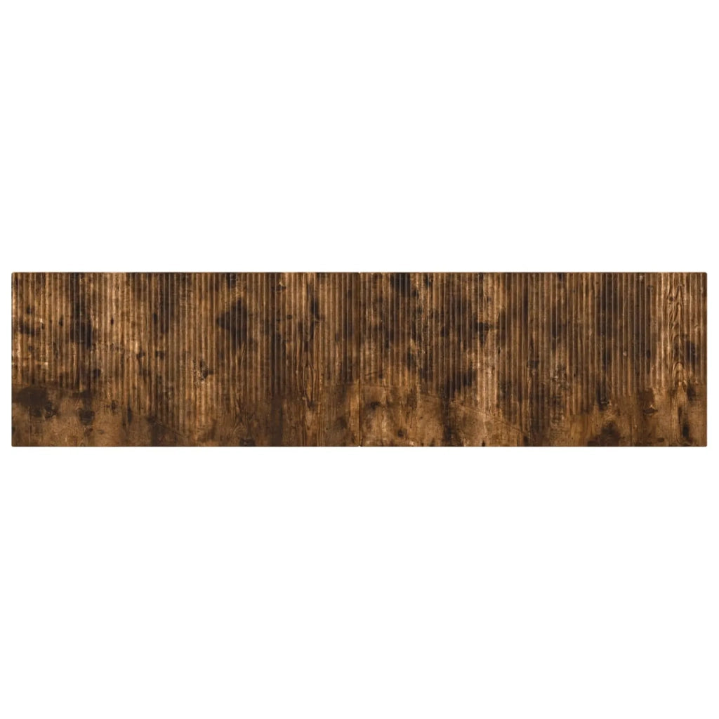 Testiera da Muro HOORN Rovere Fumo Legno ingegnerizzato 897370