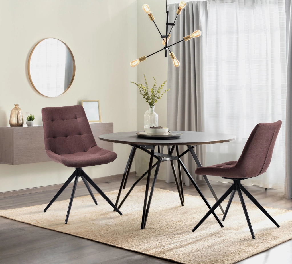 Set di 2 sedie da pranzo in tessuto Merna 2