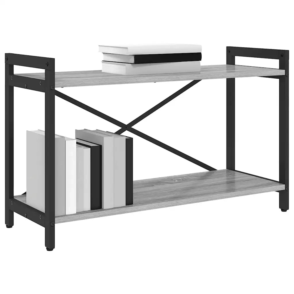 vidaXL Libreria Grigio sonoma 80 x 30 x 48.5 cm Legno multistrato