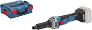 Bosch Professional 0601229100 Smerigliatrice Dritta GGS 18V-23 LC, senza Batteria, Velocità a Vuoto 23.000 min-1, in Valigetta L-Boxx, , 18 volts,