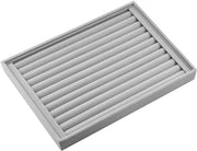 Organizzatore di gioielli in velluto, scatola per orecchini e anelli, organizzatore di gioielli grande per lavello - 35 * 24 * 3 cm