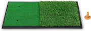 Matto da pratica portatile - 2 colori - prato di casa - golf da pratica all'aperto - toccare il prato - cuscino di prato da raschiare