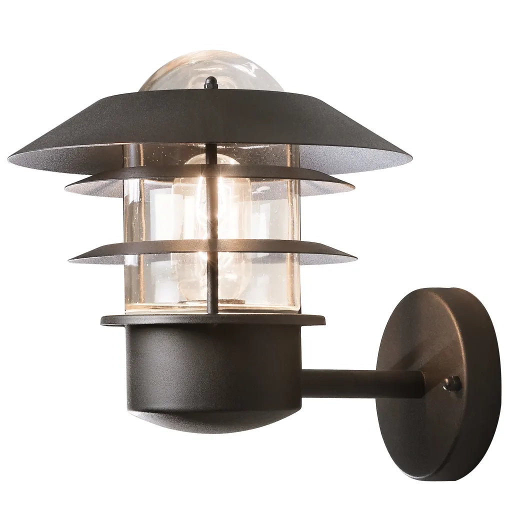 KONSTSMIDE Lampada da Parete Modena Nera Dipinta 434061