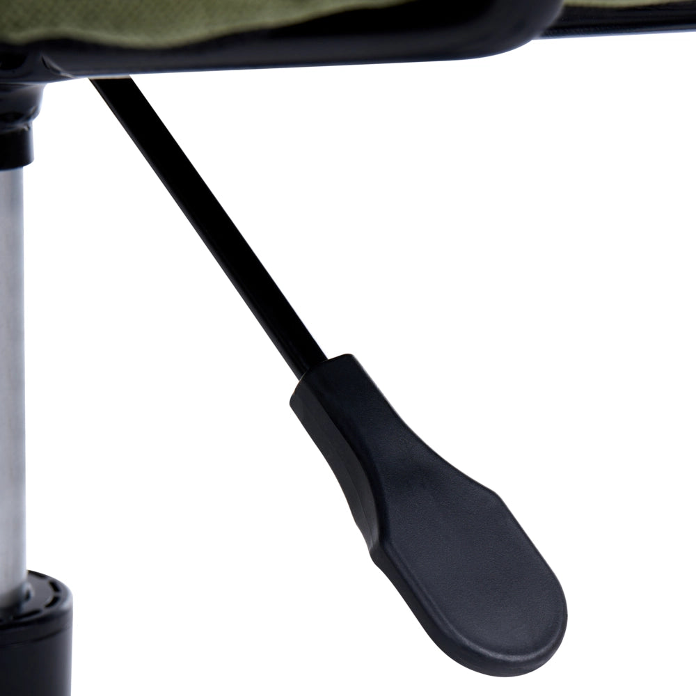 Sedia da ufficio tradizionale in tessuto girevole regolabile verde stile moderno home office