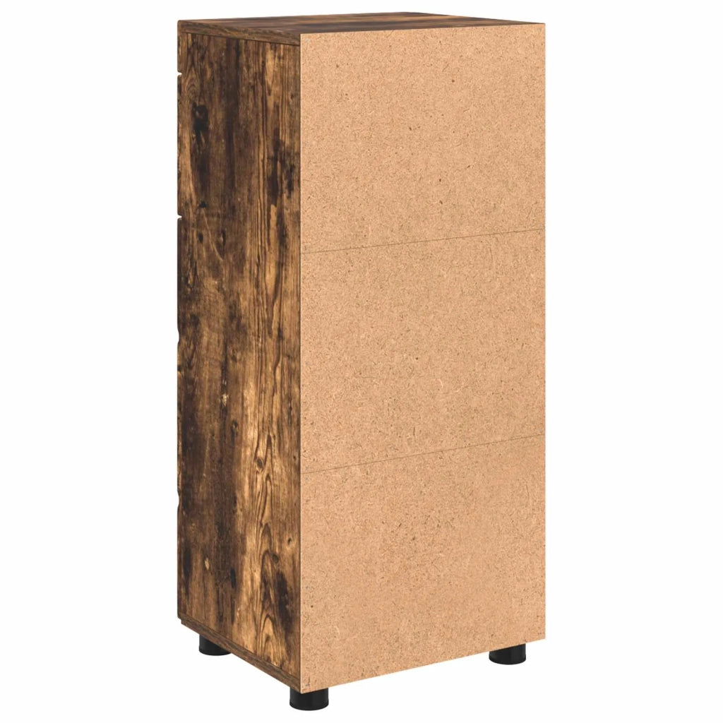 Set di Armadi da Bagno TULUM Rovere fumé 37 x 31,5 x 82 cm 880346