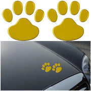 Decorazioni per Auto 2 Pezzi - 3D Chiodo Cane - Sticker Decorativo - PVC - Universale - 7 x 6 cm - Facile da Applicare - Sticker Decorativo